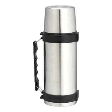 1l Stainless Steel Travel Flask with Carry Handle