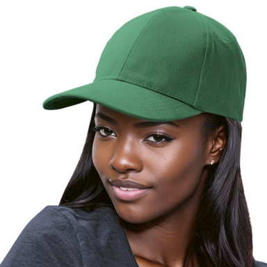 6 Panel Brushed Cotton Cap