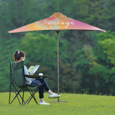Aluminium 2x2 Sliding Umbrella