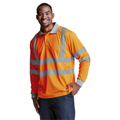 Long Sleeve Reflective Golfer With Tape