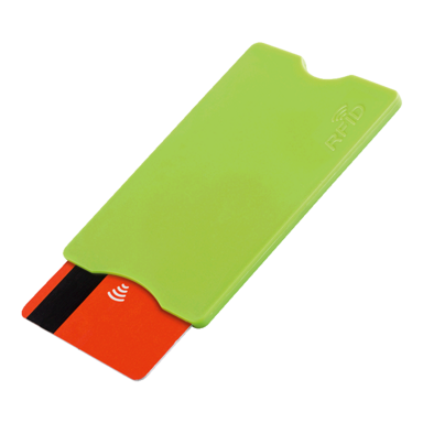 Plastic Card Holder with RFID Protection