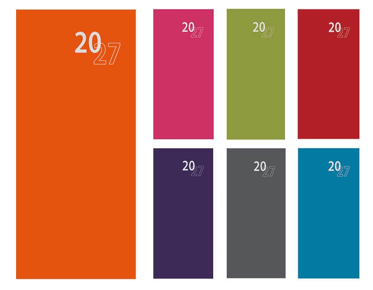 Slimline Fashion Week-to-View Diary 2027