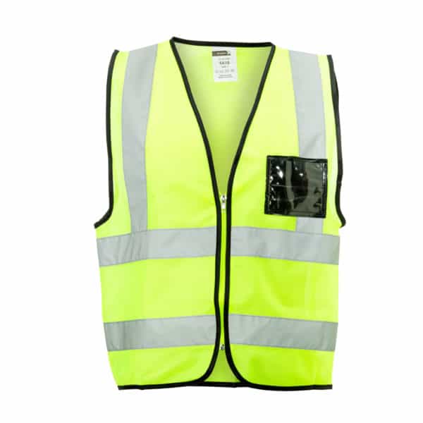 Reflective Vest with Zip & ID Pocket