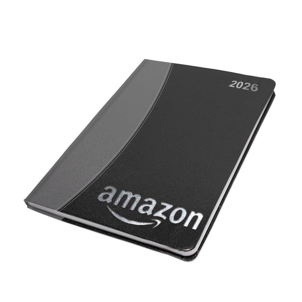 A4 Scripta Crescent Two-Tone Diary (Padded Cover)