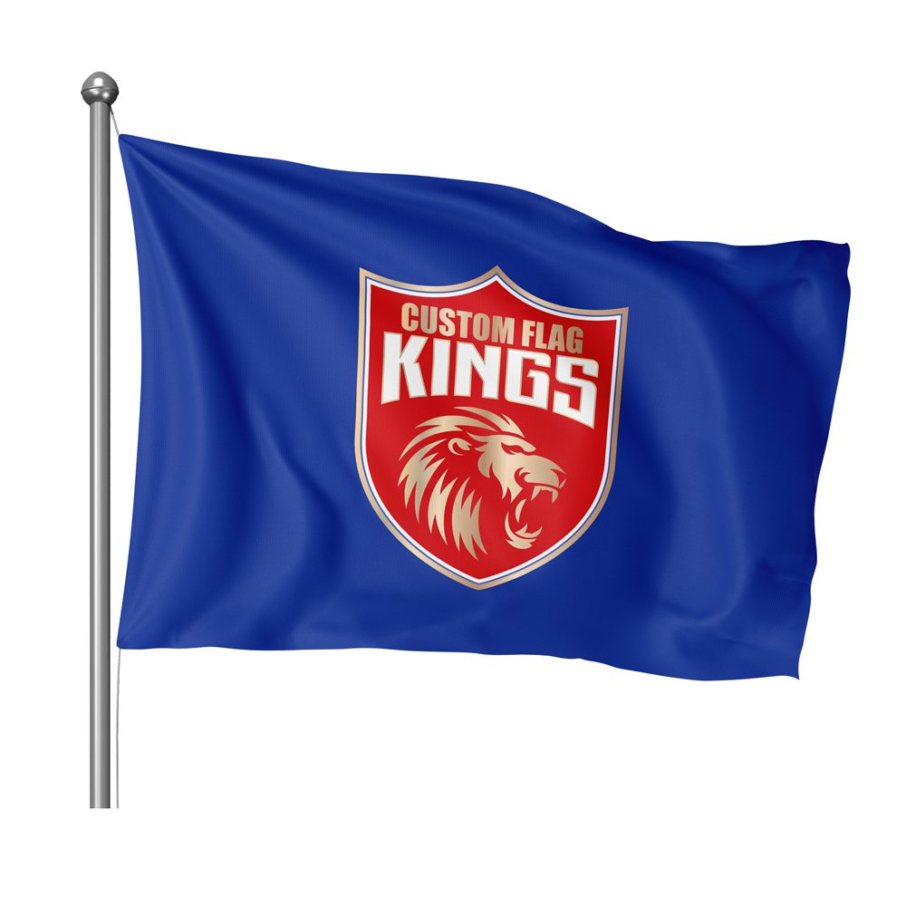 Digitally Printed Flag, Double Sided, 1200mm x 3000mm, with rope & toggle