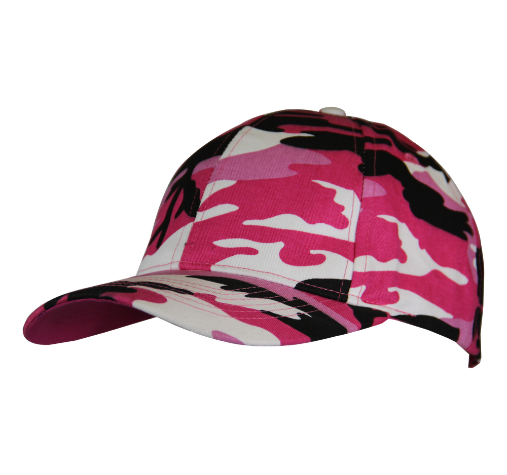 CAMO CAP (ITEM SC04-PB  PINK |  BLACK CAMO)
