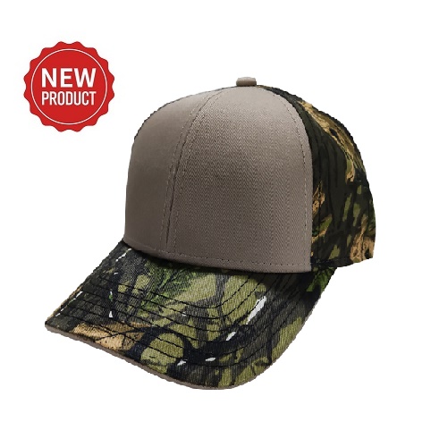 TWO TONE  CAMO CAP -KHAKI/GREEN ( SC09 KHAKI/GREEN )