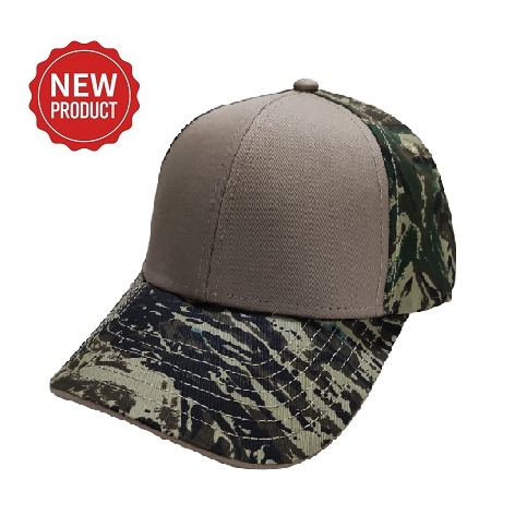TWO TONE  CAMO CAP -KHAKI/PSYCHEDELIC (SC09 KHAKI/PSYCHEDELIC )